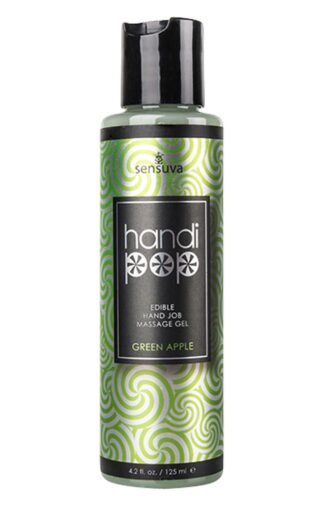 Sensuva - Handipop Handjob Massagegel Grüner Apfel - 125 ml