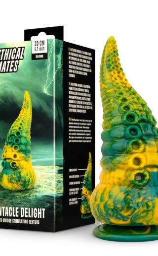 Mythical Mates - Tentacle Delight Grün & Gelb - 20 cm