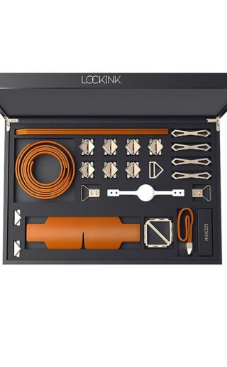 LOCKINK - Bondage & Fessel-Set - braun