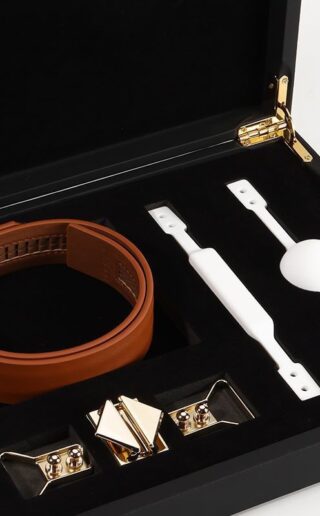 LOCKINK - Ball-Gag & Gag-bite Set - braun