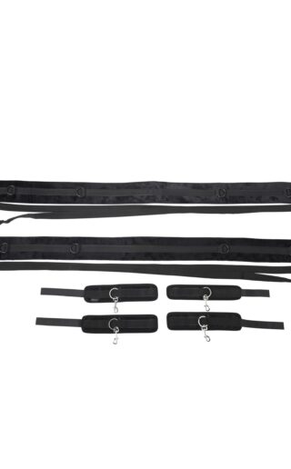 SPORTSHEETS – No Matter Where Bondage Restraint System – Schwarz