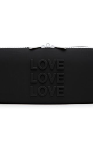 Happy Rabbit – LOVE Storage Zip Bag – Medium Schwarz