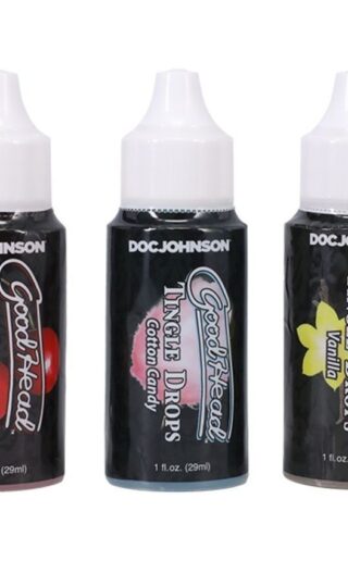 Doc Johnson - GoodHead Tingle Drops 3 Geschmacksrichtungen - 29 ml