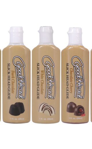 Doc Johnson - GoodHead Slick Head Glide Schokolade - 5er-Pack 30 ml