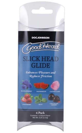 Doc Johnson - GoodHead Slick Head Glide - 6 Stück