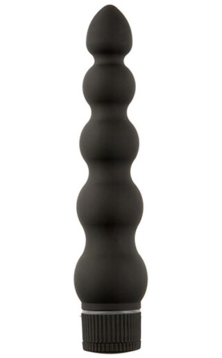 Doc Johnson - Black Magic Ribbed Vibe Vibrator - Schwarz