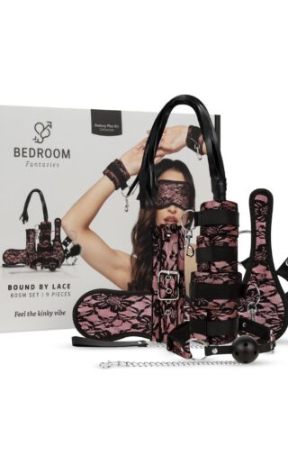 Bedroom Fantasies - Bound by Lace - 8-teiliges SM-Set - Pink