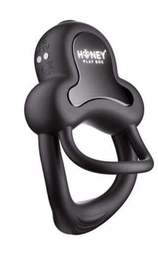 HoneyPlayBox - Anello-App-gesteuerter Vibrations-Doppel-Cockring & Klitoris