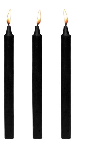 XR Brands - Dark Drippers Fetisch-Tropfkerzen - Schwarz