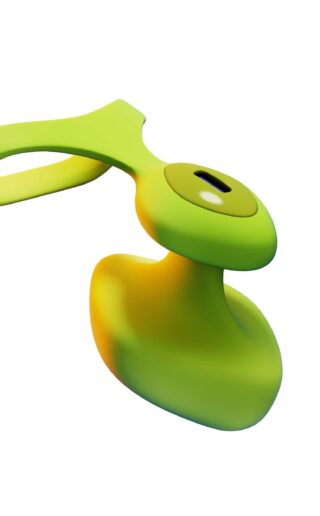 Dame - Fin 2.0 Finger-Vibrator - Citrus